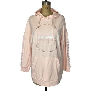 Kappa Peach Pink Oversized Hoodie Size M